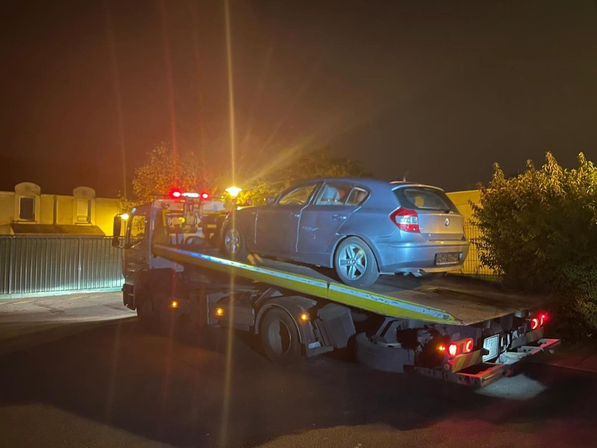 Gendarmes trouvent un champion de vitesse en contrôle routier