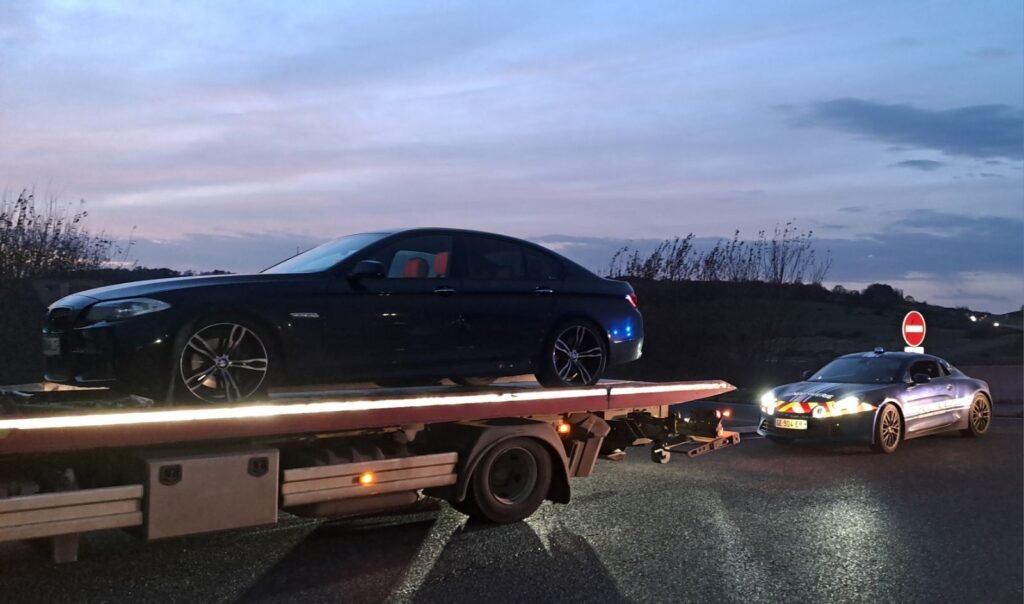 Chauffard flashé à 243 km/h sur l'autoroute par les gendarmes