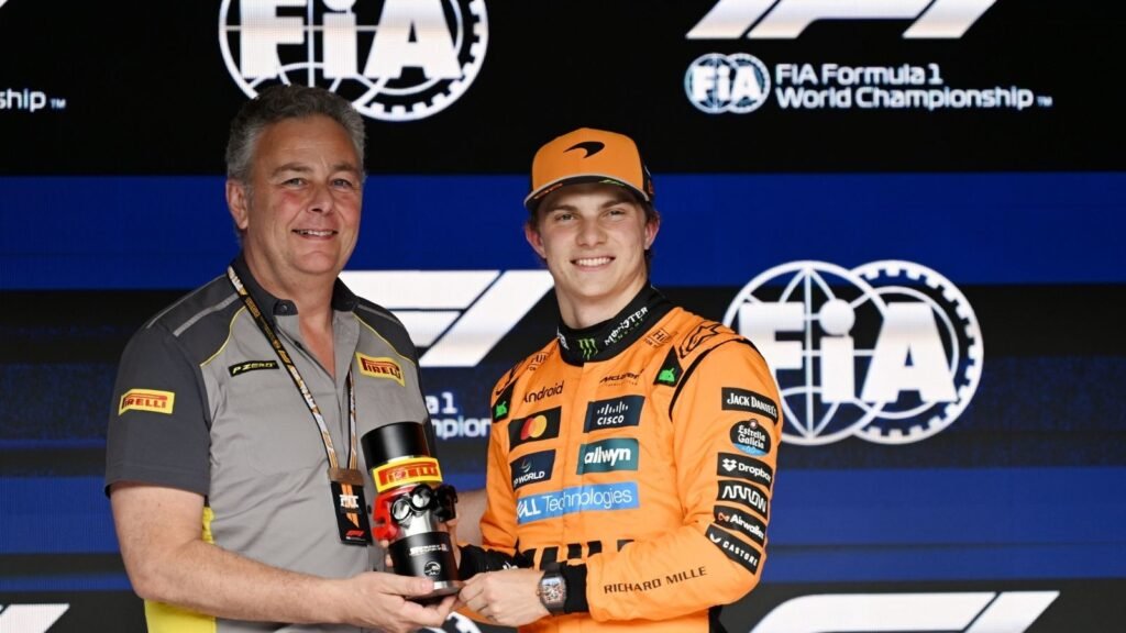 Piastri 2e au Sprint F1 GP Belgique après pole position