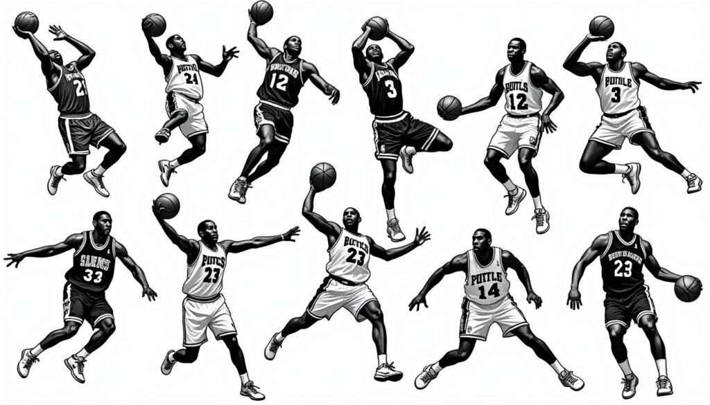 découvrez le top 10 des légendes éternelles du basketball, les joueurs emblématiques qui ont marqué l'histoire du sport avec leur talent et leur passion.